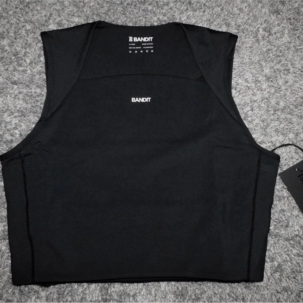 Bandit Stamina Envelope Back Race Crop, Gel Pockets, Sz XL